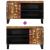 Dulap TV, 80x33x46 cm, lemn masiv reciclat&lemn prelucrat GartenMobel Dekor