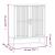 Dulap, 60x30x75 cm, lemn prelucrat GartenMobel Dekor