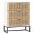 Dulap, alb, 60x30x75 cm, lemn prelucrat GartenMobel Dekor