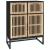 Dulap, negru, 60x30x75 cm, lemn prelucrat GartenMobel Dekor