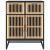 Dulap, negru, 60x30x75 cm, lemn prelucrat GartenMobel Dekor