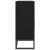 Dulap, negru, 60x30x75 cm, lemn prelucrat GartenMobel Dekor