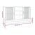 Dulap, alb, 105x30x65 cm, lemn prelucrat GartenMobel Dekor
