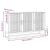 Dulap, alb, 105x30x65 cm, lemn prelucrat GartenMobel Dekor