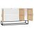 Dulap, alb, 105x30x65 cm, lemn prelucrat GartenMobel Dekor