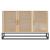 Dulap, alb, 105x30x65 cm, lemn prelucrat GartenMobel Dekor
