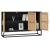 Dulap, negru, 105x30x65 cm, lemn prelucrat GartenMobel Dekor