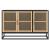 Dulap, negru, 105x30x65 cm, lemn prelucrat GartenMobel Dekor
