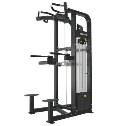 Aparat asistat pentru tracțiuni și dips Sportmann, profesional, stivă 100 kg