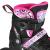 Role Reglabile 4in1 Nils Extreme LED NH10905-Roz curcubeu