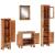 Set mobilier de baie, 4 piese, lemn masiv recuperat GartenMobel Dekor