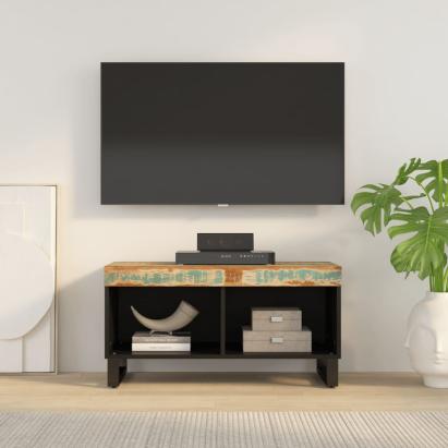 Comodă TV, 85x33x43,5 cm, lemn masiv reciclat GartenMobel Dekor