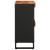 Dulap lateral, 85x33x75 cm din lemn masiv de acacia GartenMobel Dekor