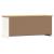 Bancă de pantofi VIGO, alb, 106x35x45 cm, lemn masiv de pin GartenMobel Dekor