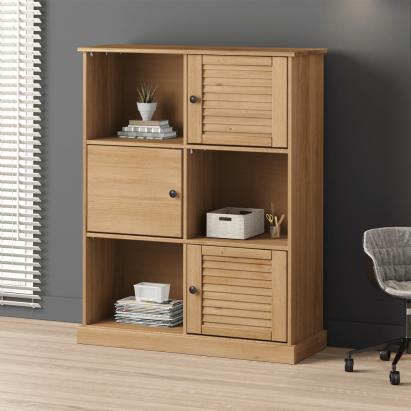 Bibliotecă VIGO, 90x35x114,5 cm, lemn masiv de pin GartenMobel Dekor