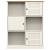 Bibliotecă VIGO, alb, 90x35x114,5 cm, lemn masiv de pin GartenMobel Dekor