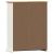 Bibliotecă VIGO, alb, 90x35x114,5 cm, lemn masiv de pin GartenMobel Dekor