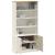 Bibliotecă „VIGO”, alb, 85x35x170 cm, lemn masiv de pin GartenMobel Dekor