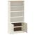 Bibliotecă „VIGO”, alb, 85x35x170 cm, lemn masiv de pin GartenMobel Dekor