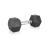 Gantera hexagonala inSPORTline Hexclusive 8 kg, maner antiderapant