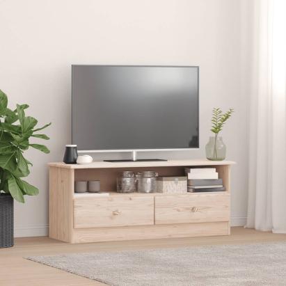 Dulap TV cu sertare „ALTA” 100x35x41 cm, lemn masiv de pin GartenMobel Dekor