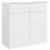 Dulap ALTA, alb, 77x35x73 cm, lemn masiv de pin GartenMobel Dekor
