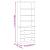 Bibliotecă cu sertare „ALTA”, 77x35x186,5 cm, lemn masiv de pin GartenMobel Dekor