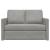 Canapea extensibilă de podea 2 în 1, gri, 122x204x55 cm catifea GartenMobel Dekor