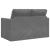 Canapea extensibilă de podea 2 în 1, gri închis, 122x204x55 cm GartenMobel Dekor