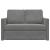 Canapea extensibilă de podea 2 în 1, gri închis, 122x204x55 cm GartenMobel Dekor