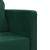 Canapea extensibilă de podea 2 în 1, verde închis, 122x204x55cm GartenMobel Dekor