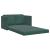 Canapea extensibilă de podea 2 în 1, verde închis, 122x204x55cm GartenMobel Dekor