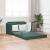 Canapea extensibilă de podea 2 în 1, verde închis, 122x204x55cm GartenMobel Dekor