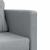 Canapea extensibilă 2 în 1, gri deschis, 112x174x55 cm, textil GartenMobel Dekor