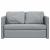 Canapea extensibilă 2 în 1, gri deschis, 112x174x55 cm, textil GartenMobel Dekor