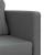 Canapea extensibilă 2 în 1, gri închis, 112x174x55 cm, textil GartenMobel Dekor