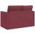 Canapea extensibilă 2 în 1, bordo, 112x174x55 cm, textil GartenMobel Dekor