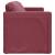 Canapea extensibilă 2 în 1, bordo, 112x174x55 cm, textil GartenMobel Dekor