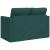 Canapea extensibilă 2 în 1, verde închis, 112x174x55 cm, textil GartenMobel Dekor