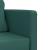 Canapea extensibilă 2 în 1, verde închis, 112x174x55 cm, textil GartenMobel Dekor