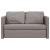 Canapea extensibilă 2 în 1, gri taupe, 112x174x55 cm, textil GartenMobel Dekor