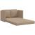 Canapea extensibilă 2 în 1, cappuccino, 112x174x55 cm piele eco GartenMobel Dekor