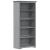 Bibliotecă BODO, gri, 82x40x173 cm, lemn masiv pin, 5 rafturi GartenMobel Dekor