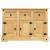 Bufet „Corona” maro 112x44x78 cm lemn masiv de pin mexican GartenMobel Dekor