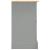 Servantă Corona, gri, 112x43x78 cm, lemn masiv de pin mexican GartenMobel Dekor