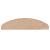 Covorașe de scări autoadezive, 10 buc., bej, 65x22,5x3,5 cm GartenMobel Dekor
