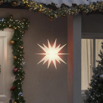 Lumină de Crăciun cu LED, alb, 43 cm, pliabil GartenMobel Dekor