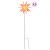 Lumini de Crăciun cu LED/țăruș, 3 buc., roșu, 35 cm, pliabil GartenMobel Dekor