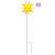 Lumini de Crăciun cu vârfuri LED 3 buc. galben 35 cm pliabil GartenMobel Dekor