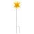 Lumini de Crăciun cu vârfuri LED 3 buc. galben 35 cm pliabil GartenMobel Dekor